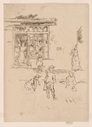 Marbles, n.1886-88 (etsaus; tussi paperille).