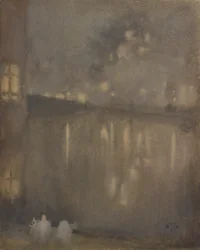 Nocturne: Grey ja GoldCanal, Hollanti, 1882.