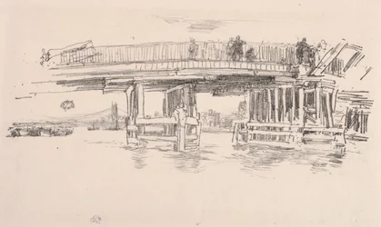 Old Battersea Bridge, 1879.
