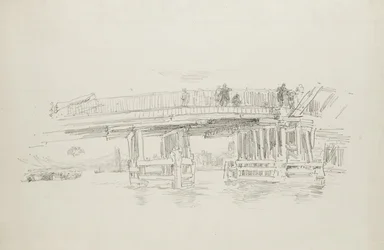 Old Battersea Bridge, 1879, julkaistu 1887