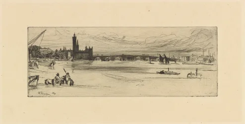 Old Westminster Bridge, 1859.