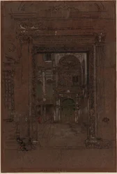 Pyhä apostoli Johannes ja evankelistat, 1879-1880.