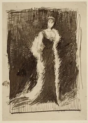 Tutkielma teokseen Sommitelma mustassa: Lady Meux, 1881