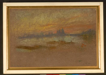 Auringonlasku; punainen ja kultainen - tervehdys