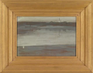 Sinfonia harmaalla: Early Morning, Thames, 1871.