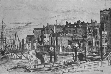 Thamesin poliisi, aiemmin nimeltään Wapping Wharf, 1859, 1903