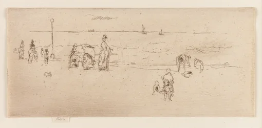 The Beach, Oostende, 1887.