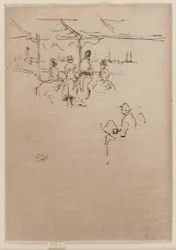 Laskeutumislava, lehmät, 1887.