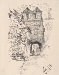 The Priests House, Rouen, 1894.