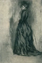 Samettimekko Frances Leyland, c1873, 1904