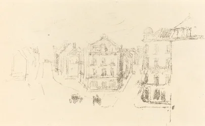 Kokeiluluonnos: Grand Rue, Dieppe, c. 1891.