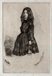 Kaksitoista etsausta luonnosta: Annie, 1858.