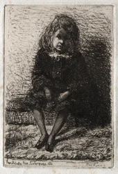 Kaksitoista etsausta luonnosta: Pikku Arthur, 1858.