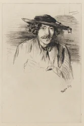 Whistler hatun kanssa, 1859.
