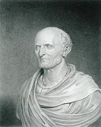 Nathaniel Bowditch (1773-1838), J. Grossin kaiverrus Longacren John Frazeen (1790-1852) rintakuvan perusteella (kaiverrus)