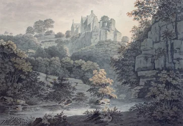 Hawthorndenin linna lähellä Edinburghia