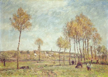Montreuilissa (öljy kankaalle)