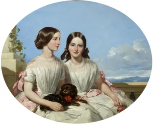 Sisaret, Annie ja Henrietta Marie Shaw (öljy kankaalle)