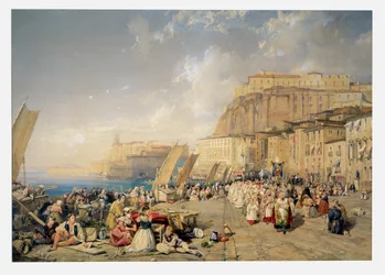 Kulkue Corpus Christin juhlana, Napoli