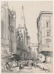 Luonnokset kotona ja ulkomailla: Lyons Church of St. Hezier, lokakuu 1832, 1832.