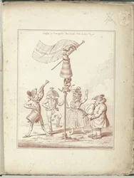 aTitelprent van serie Hollandia Regenerata, 1795 Hollandia Regenerata (otsikko esineessä) Hollandia Regenerata (sarjan nimi)