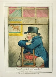 A Standing-dish at Boodles, julkaisija Hannah Humphrey, 1800