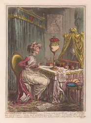 Mietteitä Coronetista, pubista. 1807 (käsinvärinen kaiverrus)