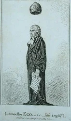 Neuvonantaja Who - i.s. little i yourself i, julkaissut J. Wright vuonna 1798 (etsaus)