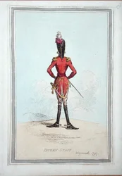 Pattern-Staff, julkaissut Hannah Humphrey vuonna 1797 (käsinvärinen etsaus)