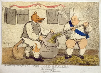 The Cole-Heavers, William Humphreyn vuonna 1783 julkaisema (käsinvärinen etsaus)