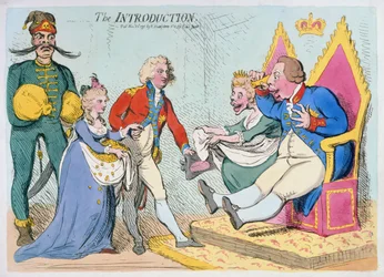 The Introduction, julkaisija Hannah Humphrey, 1791 (käsinvärinen etsaus)