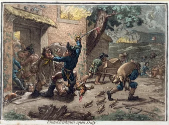 United Irishmen Upon Duty, julkaissut Hannah Humphrey vuonna 1798