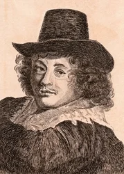 Frans Hals, kuvitus teoksesta "75 Portraits Of Celebrated Painters From Authentic Originals" (75 muotokuvaa kuuluisista taidemaalareista aidoista originaaleista), julkaistu vuonna 1817, Lontoo.