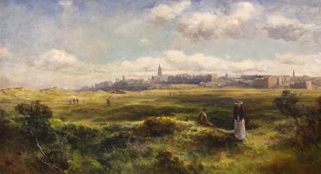St Andrews golfkentältä