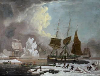 Hull Whaler, "Harmony" (öljy kankaalle)