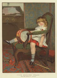Viiden minuutin rauha (chromolitho)