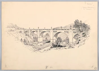 A Bridge, Design for Washington Board of Trade Dinner, 13. toukokuuta 1908