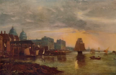 Greenwich Hospital from the River, 1854, 1935