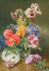 Ruusut, unikko ja pelargonia