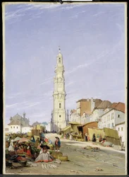 Torre dos Clerigos, Porto, Portugali, 1837