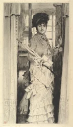 Muotokuva neiti L:stä, tai oven on oltava joko auki tai kiinni, 1876.