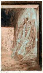 Herran enkeli haudan kivellä, 1897