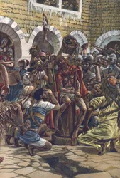 Orjantappurakruunu - "Herramme Jeesuksen Kristuksen elämästä" - 1899, James Tissot - La vie de notre seigneur Jesus Christ, kirjoittanut Jacques Joseph (Jacques Joseph) Tissot dit James Tissot (1836-1902)