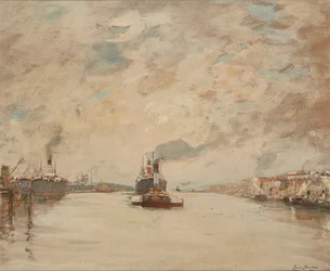 Westering Sun, River Clyde (öljyä aluksella)