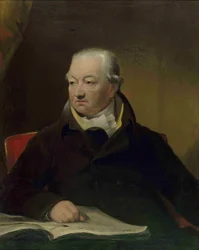 Viulisti ja säveltäjä Johann Peter Salomonin muotokuva 1745-1815, n. 1815.