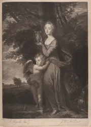 Miss Gravile (Frances Anne Greville ja hänen veljensä "Hebe ja Cupid")