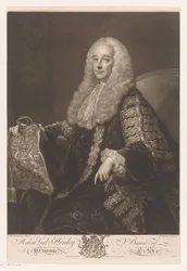 Muotokuva Robert Henley Robert Lord Henley Baron of Grainge (otsikko esineessä)