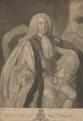 Thomas Pelham-Holles, Newcastle upon Tynen 1. herttua ja Lymen johtaman Newcastlen 1. herttua