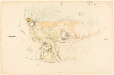 Draped figuuri, makuuasentoon