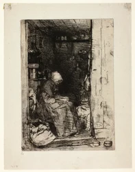 La Vieille aux Loques (Vanha nainen rievuilla)